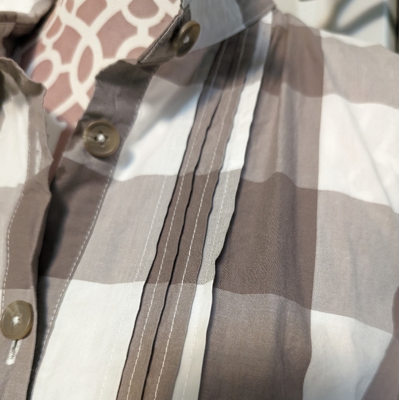 Boden gingham belted button up dress Modest Office Wear Cottagecore Modest - Picture 7 of 8